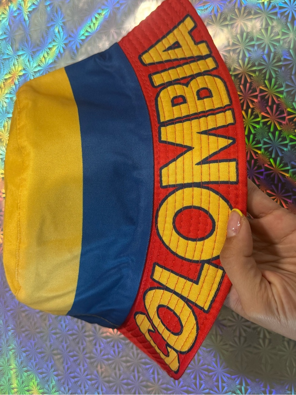 Colombia Bucket Hat with Bold ' Lettering